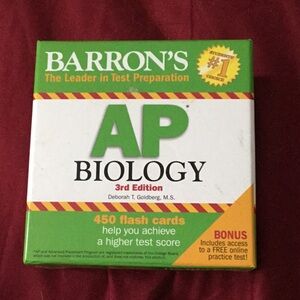 Barrons flash cards …..